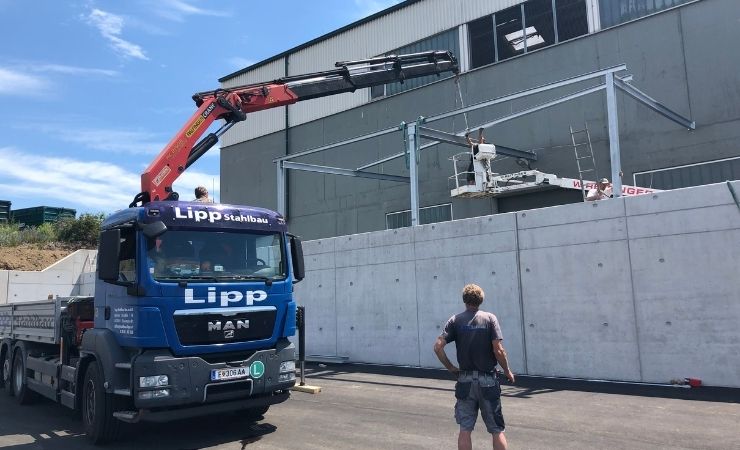 Lipp Stahlbau 3 flugdach lipp stahlbau