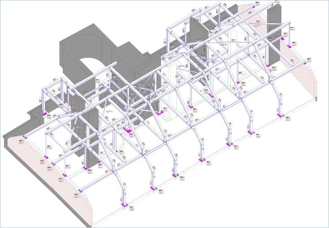 Leistungen 4 referenzen lipp stahlbau werksinterne planung axanometrie 1070 wien